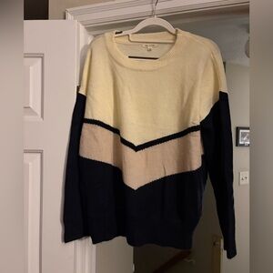 Tea n Rose Women Pullover Sweater
- Cream, Tan, and Black